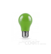 Лампа світлодіодна A50 Feron LB-375 3W E27 зелена