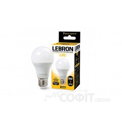 Лампа світлодіодна LED Lebron L-A60 8W E27 4100K 220V 700Lm 11-11-18