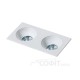 Точковий світильник AZzardo HUGO 2 DOWNLIGHT AZ1739 + AZ0822 White/White