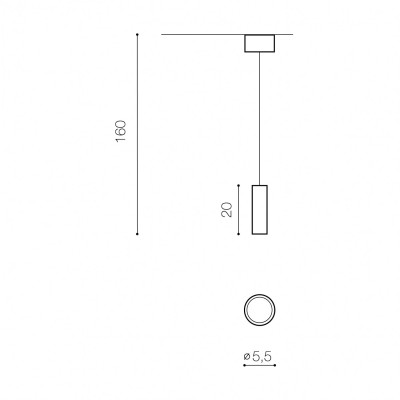 Подвесной светильник AZzardo GALILEO 1 PENDANT WH AZ4068