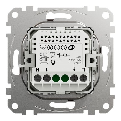 Датчик движения с выключателем, черный, Sedna Design & Elements SDD114504, Schneider Electric