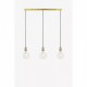 Підвісний світильник MarkSlojd Sweden SKY Pendant 3L Straight Brass 106335
