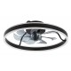 Стельова люстра з вентилятором Rabalux 71337 Fanfy LED/40W/230V 3000/4000/6000K Wi-Fi + пульт
