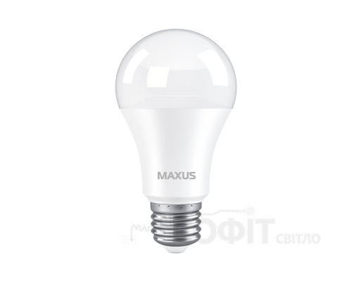 Лампа светодиодная A60 Maxus 1-LED-776 A60 10W 4100K 220V E27