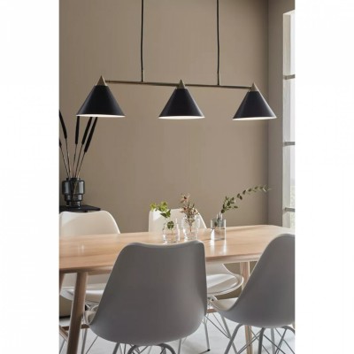Підвісний світильник MarkSlojd Sweden KLINT Pendant 3L Black/Antique 108074