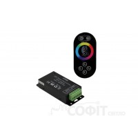 Контроллер RGB для светодиодной ленты 18А RF Black (Touch) №72