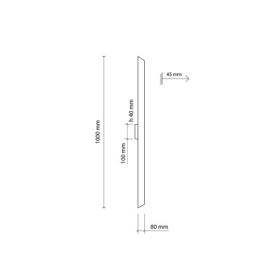 Настінний світильник TK Lighting NAVI BROWN LONG LED, 4512