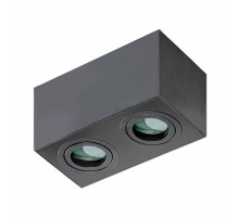 Точковий світильник AZzardo BRANT 2 SQUARE IP44 BLACK AZ2879