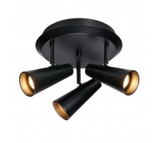 Спот MarkSlojd Sweden CREST Ceiling 3L Round Black 108204