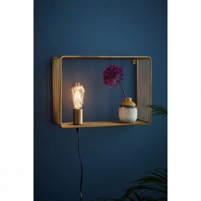 Бра MarkSlojd Sweden SHELF Wall 1L Gold 107815