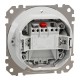 Выключатель одноклавишный влагозащищенный IP44, венге, Sedna Design & Elements SDD281101, Schneider Electric