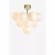 Люстра MarkSlojd Sweden MERLOT Plafond 13L Brass/White 107912
