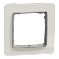 Рамка 1-постовая, белое стекло, Sedna Elements SDD360801, Schneider Electric