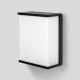 Світильник настінний вуличний Lutec 1843 gr Box Cube UME