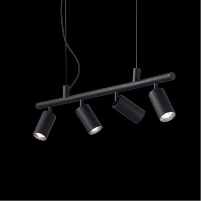 Подвесной светильник Ideal Lux DYNAMITE SP4 NERO 231341 Подвесной светильник Ideal Lux DYNAMITE SP4 NERO 231341