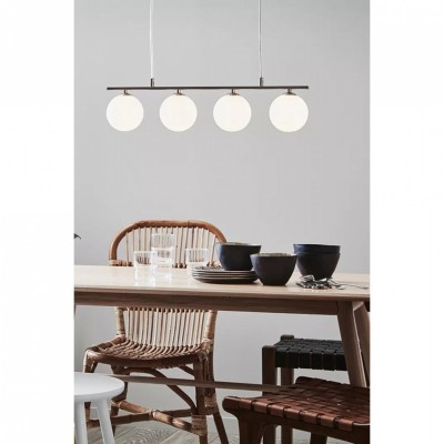 Подвесной светильник MarkSlojd Sweden QUATTRO Pendant 4L Steel 107573