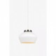 Підвісний світильник MarkSlojd Sweden KOM Pendant 31cm White/Steel 107379