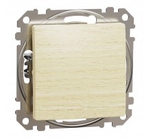 Вимикач одноклавішний перехресний (перемикач), береза, Sedna Design & Elements SDD180107, Schneider Electric