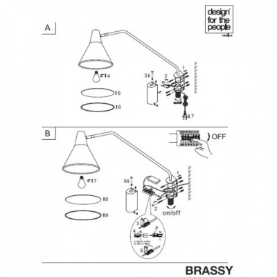 Бра DFTP Brassy 46301001