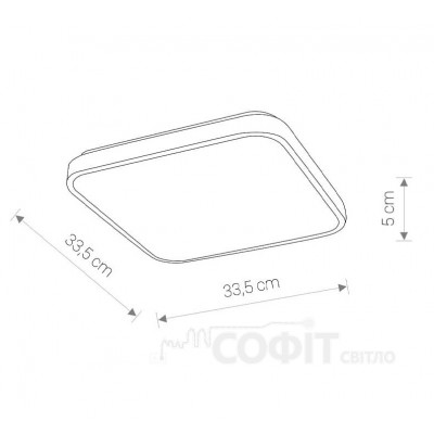 Настенный светильник Nowodvorski 8138 Agnes LED 1x16W 4000K 1000Lm IP44