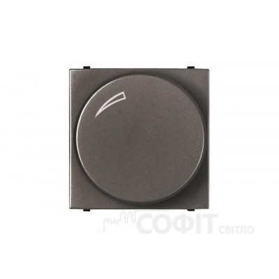 Светорегулятор поворотный 60-500 Вт ABB Zenit антрацит, N2260.2 AN