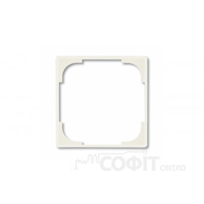 Рамка - декоративна вставка ABB Basic 55 білий шале, 2516-96-507
