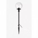 Стовпчик MarkSlojd Sweden GARDEN 24 Pole Sphere 60cm Black/Clear 107283