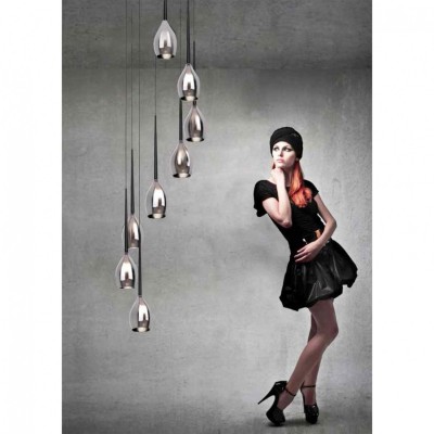 Люстра AZzardo IZZA 8 SMOKY AZ2940