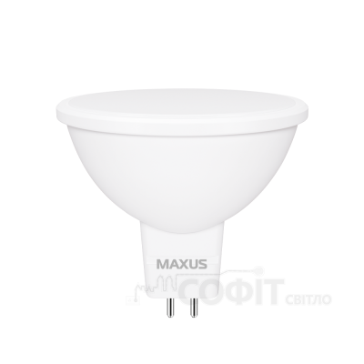 Лампа світлодіодна Mr16 Maxus 1-LED-722 MR16 7W 4100K 220V GU 5.3 AP