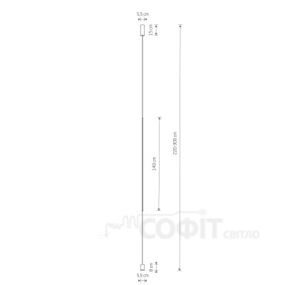 Светильник подвесной Nowodvorski 10857 Vertic Led 1x19W 4000K 700Lm IP20