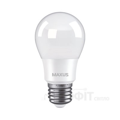 Лампа светодиодная A60 Maxus 1-LED-773 A55 8W 3000K 220V E27