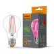 Лампа світлодіодна VIDEX Filament A60FF 08W E27 1200K для рослин