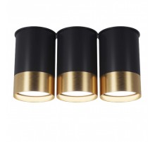 Накладний світильник Pikart BP Black/White Gold на 4 лампи 25606-1