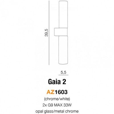 Бра AZzardo GAIA 2 AZ1603
