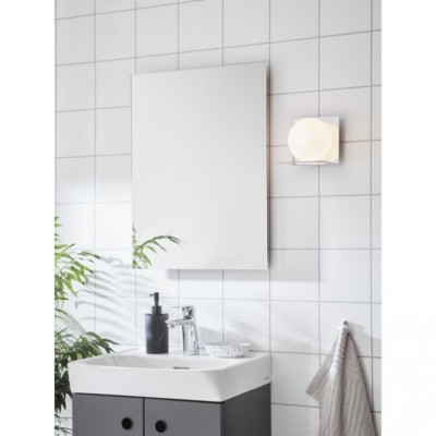 Бра MarkSlojd Sweden ZENIT Wall 1L IP44 Chrome/Opal 107488