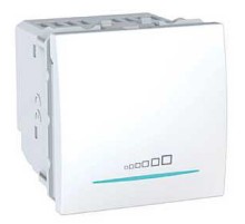 Светорегулятор нажимной 230В/12В с тран. 2М бел. Unica MGU3.515.18 Schneider Electric
