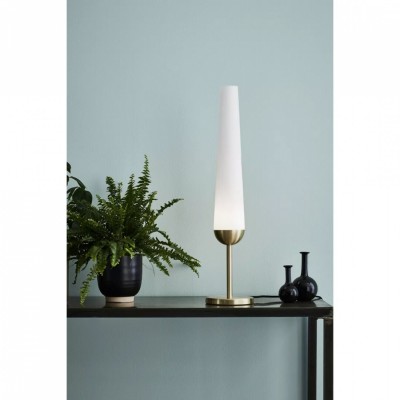 Настільна лампа MarkSlojd Sweden BERN Table 1L Brushed Brass/White 107904