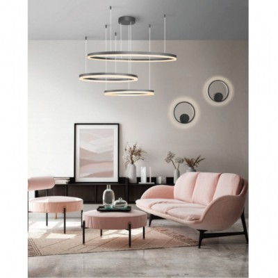Люстра AZzardo HALO PENDANT 100 80 60 GO AZ4708