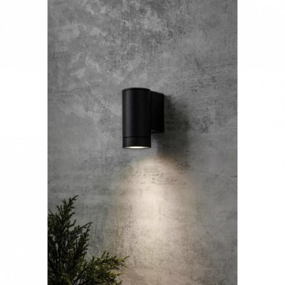 Архітектурне освітлення MarkSlojd Sweden PIPE Wall 1L Black IP44 107914