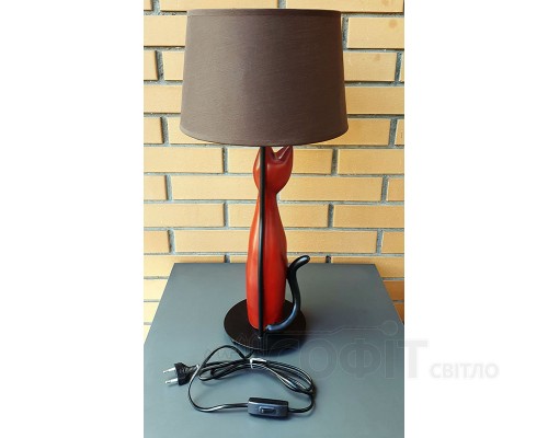 Настільна лампа з абажуром Кіт Niederau LT850