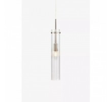 Подвесной светильник MarkSlojd Sweden TUBO Pendant 1L Steel/Clear 108112