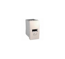 Розетка USB 1М слон. кістка, Unica MGU3.428.25 Schneider Electric