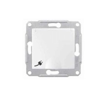 Розетка с змл. крышкой с шторками бел, Sedna SDN3100121 Schneider Electric