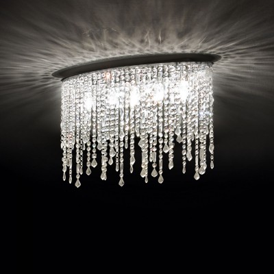 Люстра Ideal Lux RAIN PL5 TRASPARENTE 008455 Люстра Ideal Lux RAIN PL5 TRASPARENTE 008455