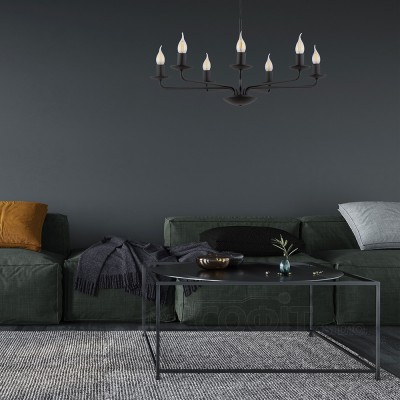 Люстра підвісна TK Lighting LIMAL BLACK, 4613