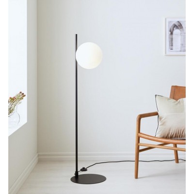 Торшер MarkSlojd Sweden DIONE Floor 1L Black/White 108273