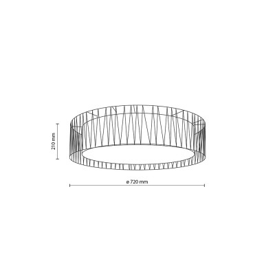 Люстра потолочная TK Lighting HARMONY NATURE, 4556