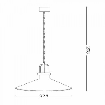 Подвесной светильник Ideal Lux ERIS-4 SP1 BIANCO 238210