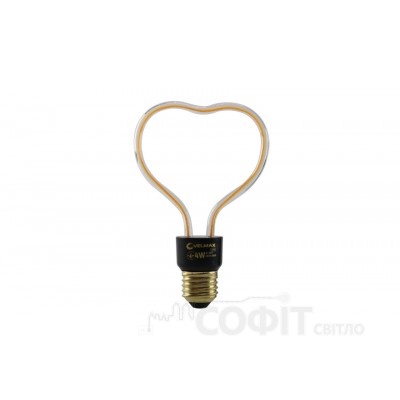 Лампа светодиодная Сердце Velmax Filament 4W E27 2700К 220V 21-48-12