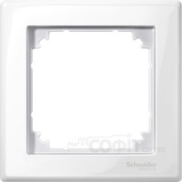 Рамка 1-пост, полярно-белый, Schneider Electric Merten M-Smart, MTN478119